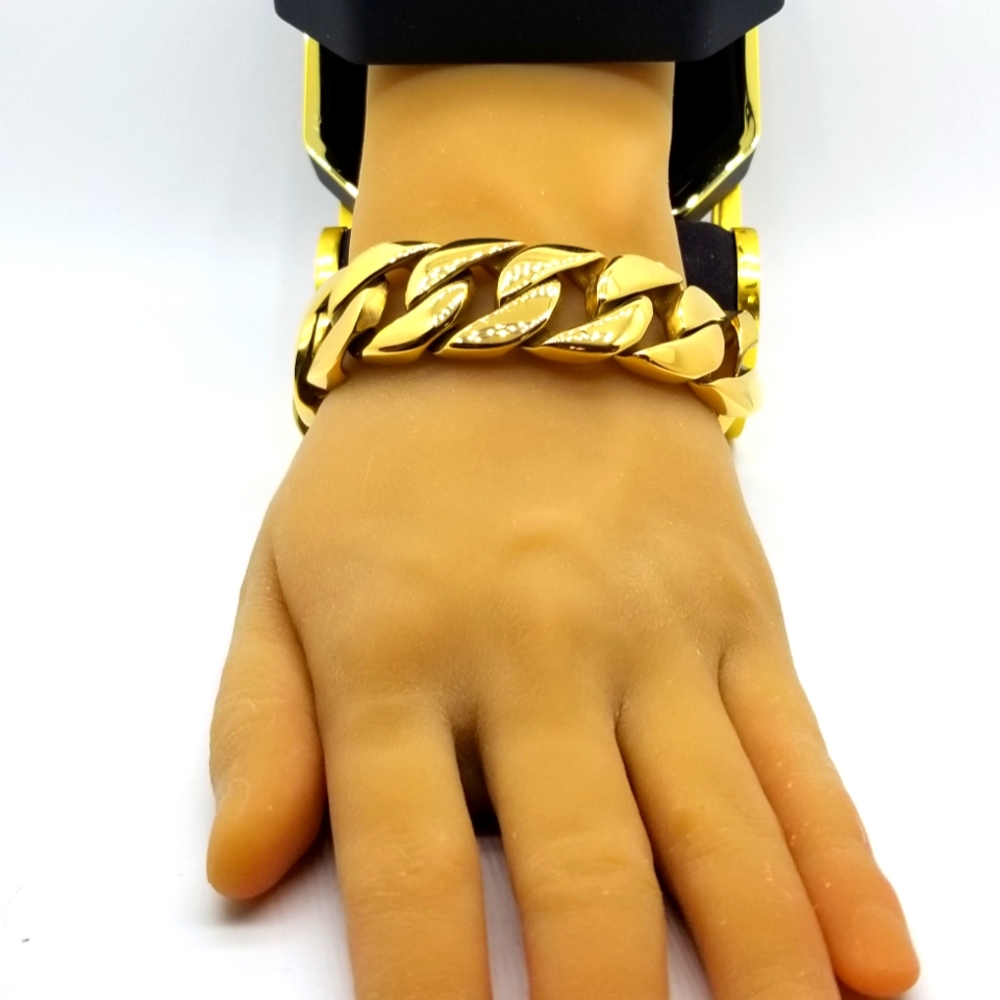 Mens Heavy 8.75 inch Bracelet - Picture 2 of 3